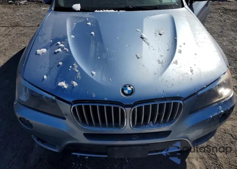 2013 BMW X3 xDrive35I z USA, uszkodzony, nr VIN 5UXWX7C58DL980909